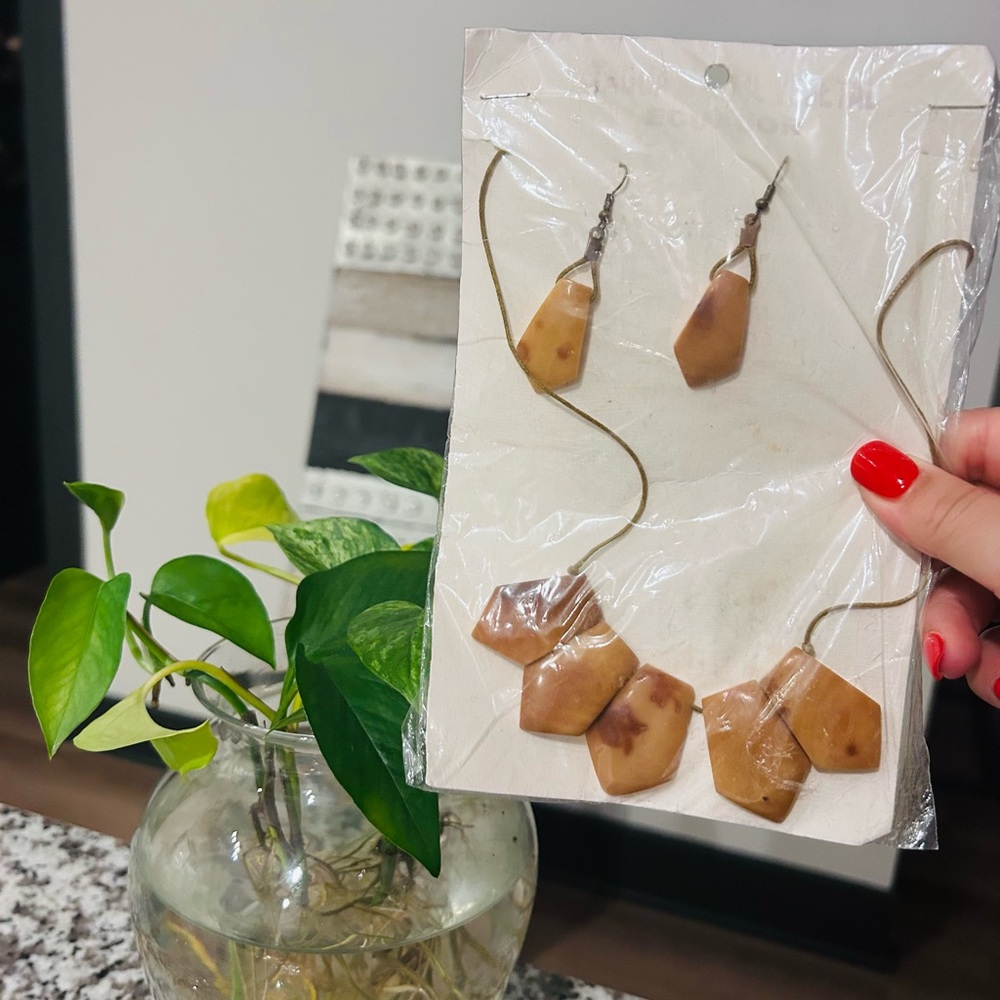 Tagua necklace set